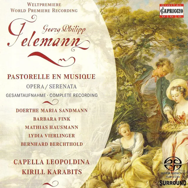 Pastorelle en Musique: Aria: Lasst uns Liebesrosen brechen (Amintas, Chorus)