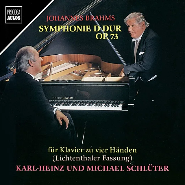 Symphony No. 2 in D Major, Op. 73 (Version for Piano 4 Hands): IV. Allegro con spirito