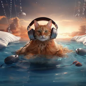 Cats and Ocean: Soft Purr Melodies by Ocean in HD