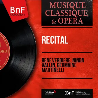 Récital (Mono Version) by Germaine Martinelli