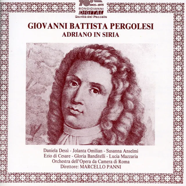 Pergolesi: Adriano in Siria, P. 140