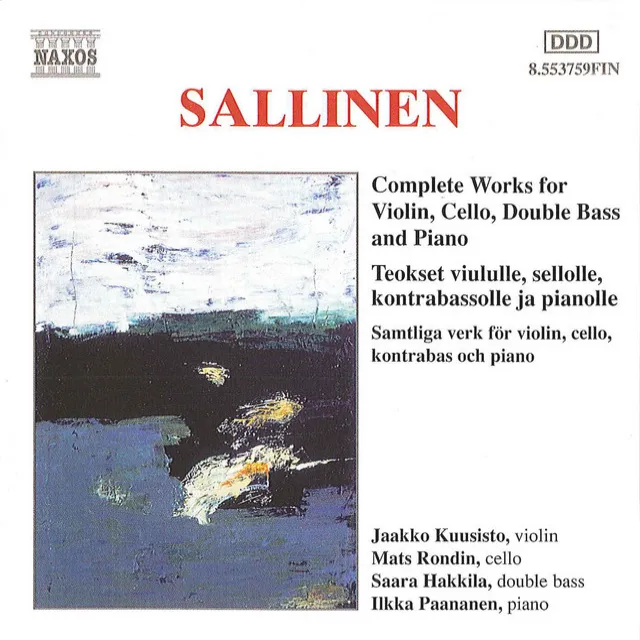 Sallinen: Complete Works for Violin, Cello, Double Bass and Piano