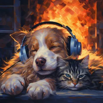 Fire Comfort: Cozy Melodies for Pets by Everlight