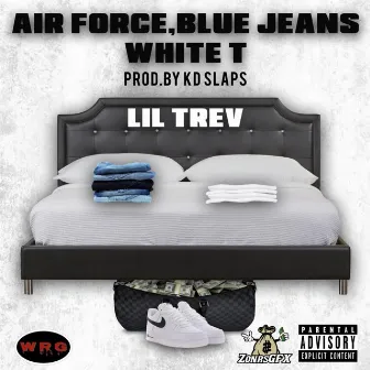 Air Force Blue Jeans White T by Lil Trev