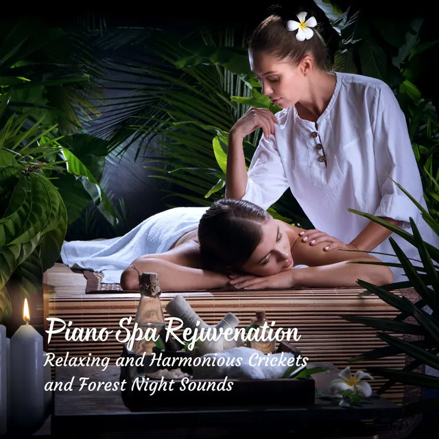 Piano Spa Rejuvenation: Relaxing and Harmonious Crickets and Forest Night Sounds