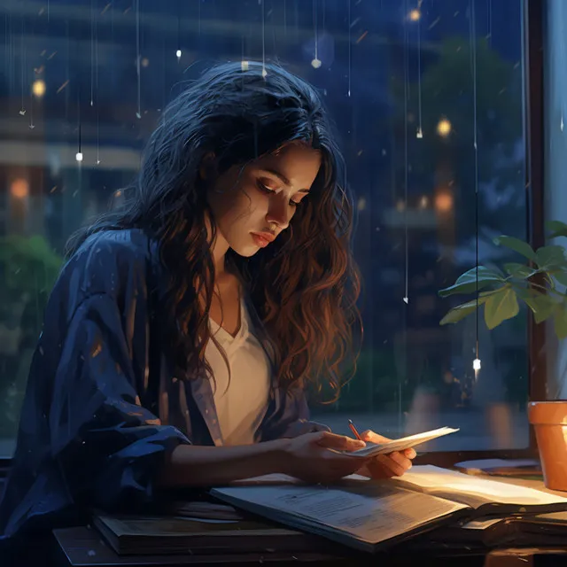 Nocturnal Rain Serenades: Cozy Study Nights