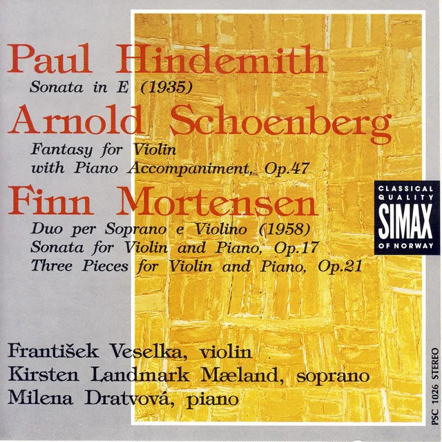 Fantasy For Violin With Piano Accompaniment, Op.47 (1949)