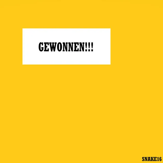 GEWONNEN!!!