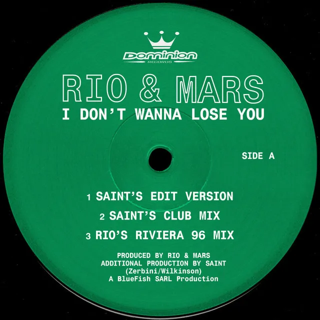 I Don't Wanna Lose You - Rio's Riviera 96 Mix