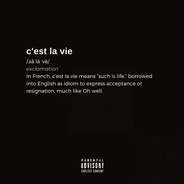 C'est la vie - Original Audio