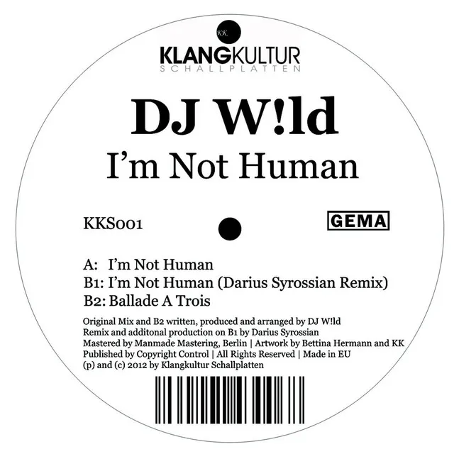 I'm Not Human - Darius Syrossian Remix