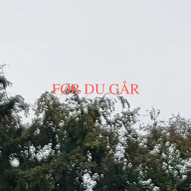 før du går