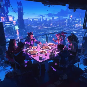 dinner with friends by Kumori City