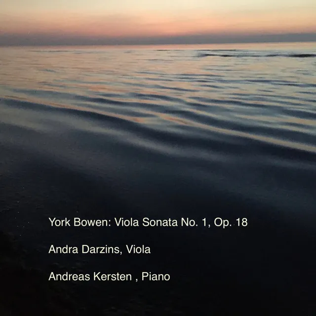 Bowen: Viola Sonata No. 1 In C Minor, Op. 18: I. Allegro Moderato