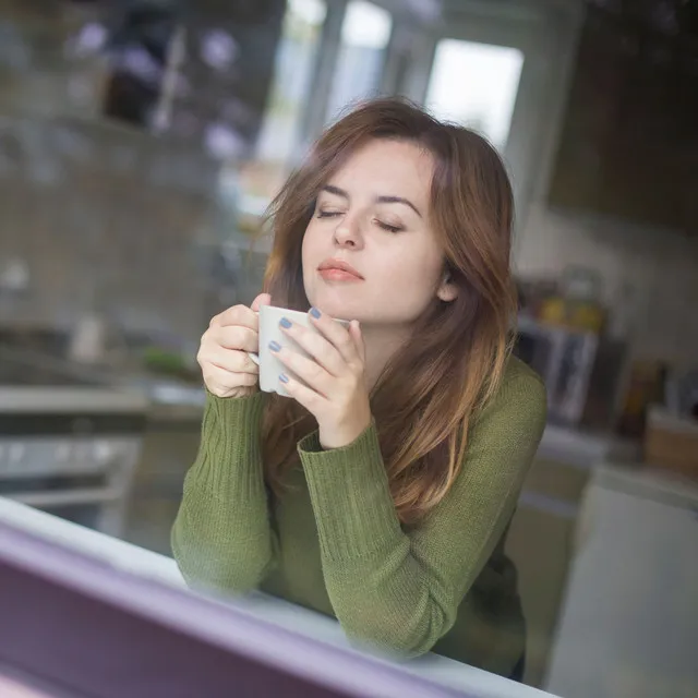 Tranquil Mornings of Jazz Relaxation: A Coffee Shop's Peaceful Vibes