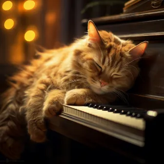 Elegancia Felina: Melodía Graciosa De Piano by Más allá del piano