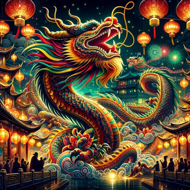 Mystical Dragon: Chinese New Year Harmony 2024