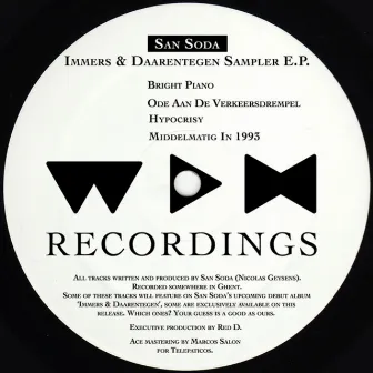 Immers & Daarentegen Album Sampler EP by San Soda