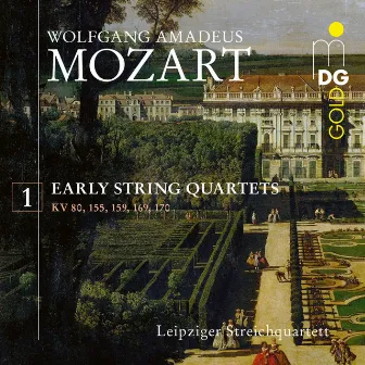 Mozart: Early String Quartets, Vol. 1 by Leipziger Streichquartett