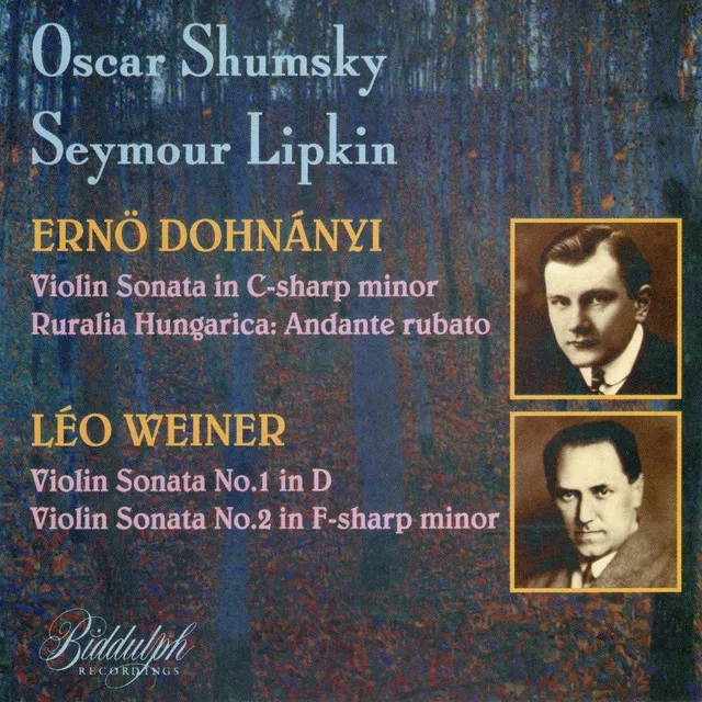 Violin Sonata No. 2 in F-Sharp Minor, Op. 11: IV. Rubato moderato - Presto