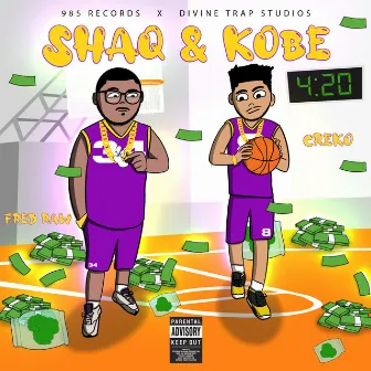 Shaq and Kobe by Creko