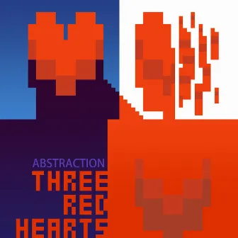 Three Red Hearts by Abstraction