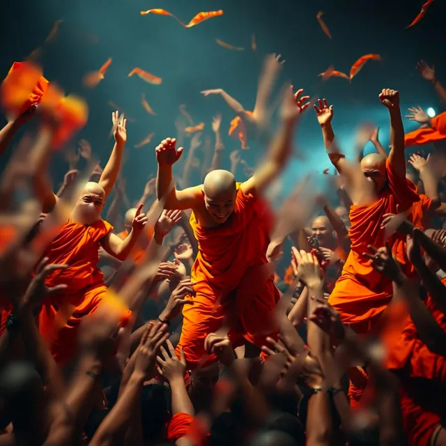 Monks In The Mosh Pit