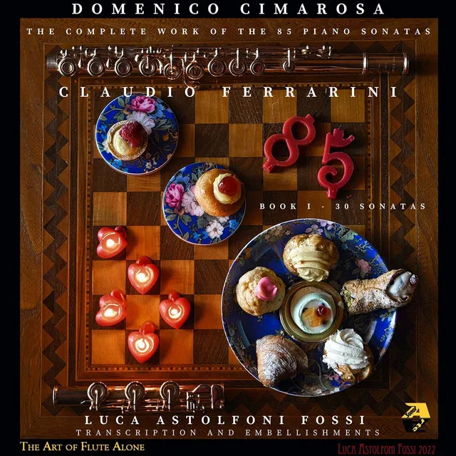 Domenico Cimarosa: The Complete work of the 85 Piano Sonatas, Book 1 (Transcr. and embellishments by Luca Astolfoni Fossi)