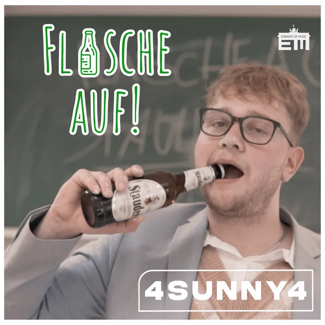 Flasche auf