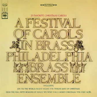 A Festival of Carols in Brass by The Philadelphia Brass Ensemble