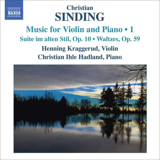 Sinding: Music for Violin & Piano, Vol. 1