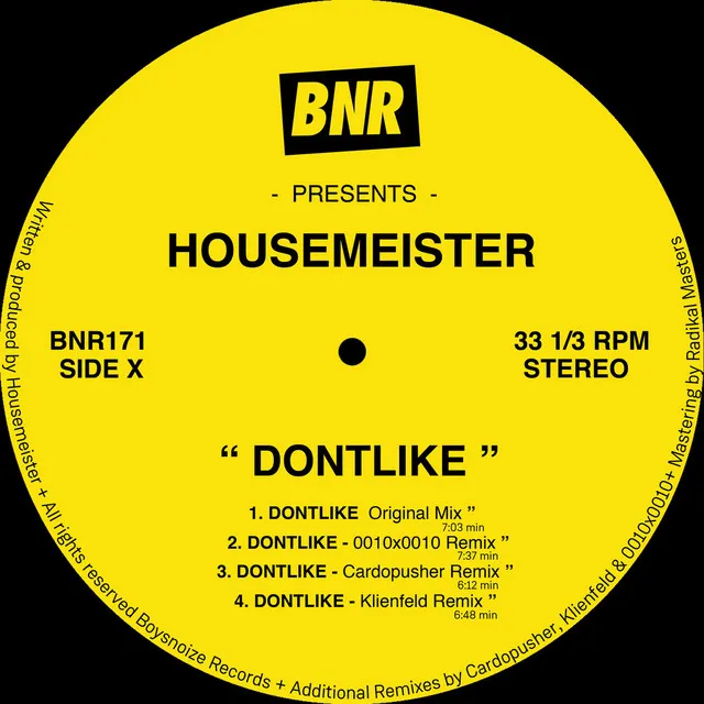 DONTLIKE - Klienfeld Remix