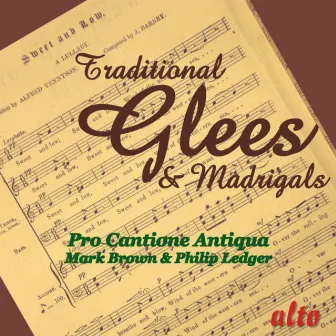 Traditional Glees and Madrigals by Mark Brown