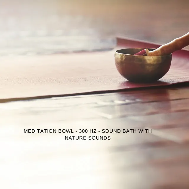 Meditation Bowl - 300 Hz - Sound Bath with Nature Sounds