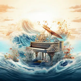 Piano Music Waves: Melodic Seas by Ocean Pianos