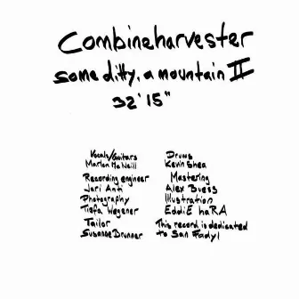 Some Ditty, a Mountain Ii by Combineharvester