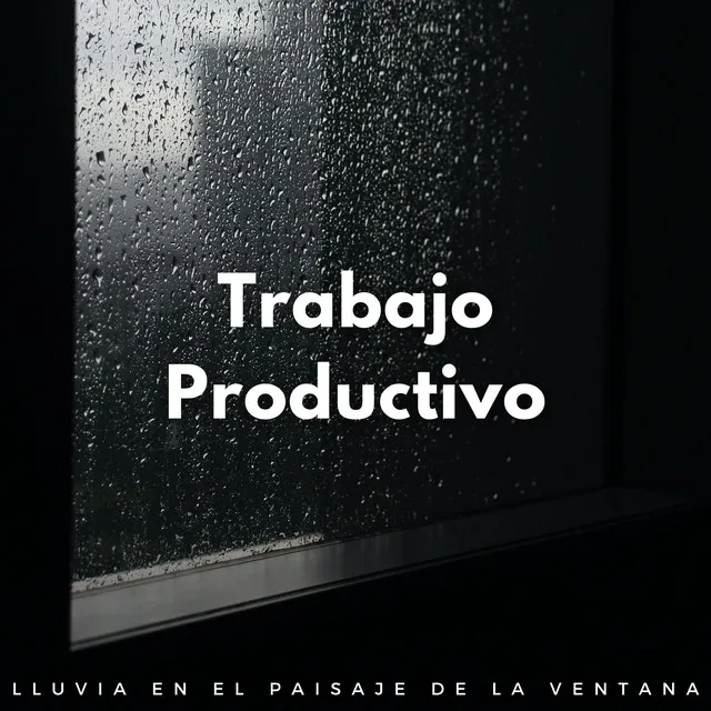 Trabajo Concentrado Con Gotas De Lluvia Relajantes