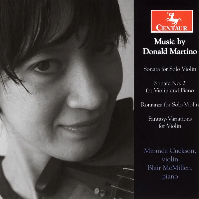 Martino: Violin Sonata - Violin Sonata No. 2 - Romanza - Fantasy Variations