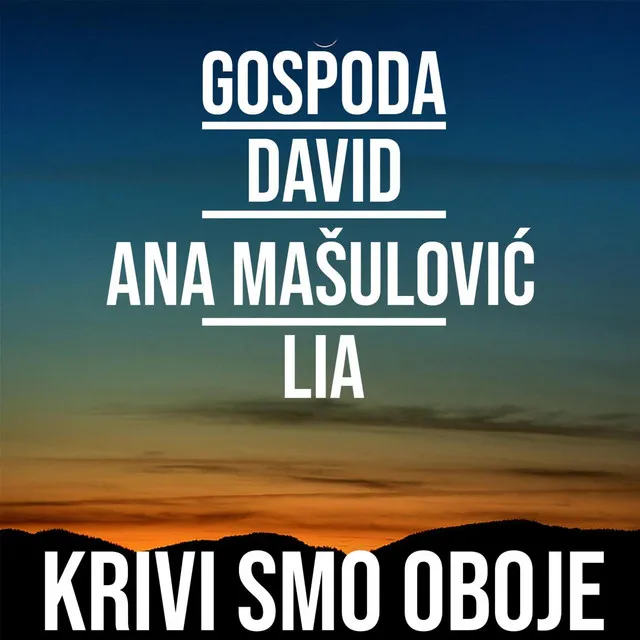 KRIVI SMO OBOJE