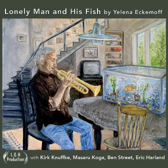 Lonely Man and His Fish by Yelena Eckemoff