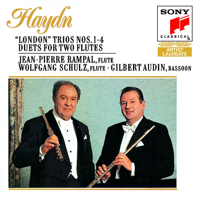 Divertimento for 2 Flutes and Cello (Bassoon) in C Major, Hob. IV:1 "London Trio No. 1": II. Andante