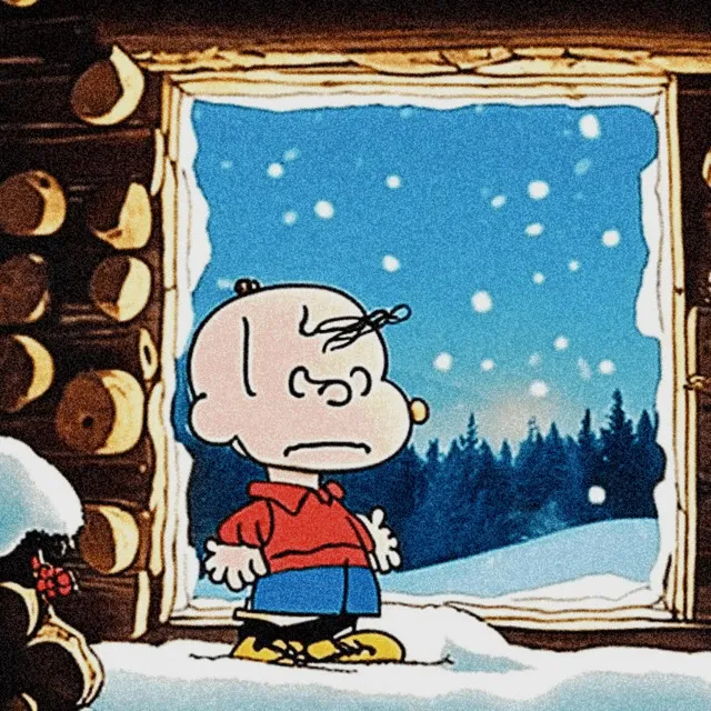 charlie brown is depressed / cabin