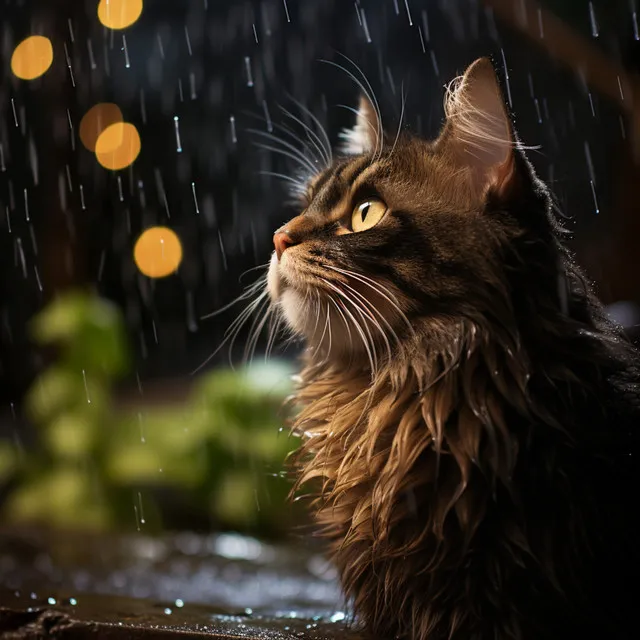 Melodía Binaural De Lluvia Para Gatitos