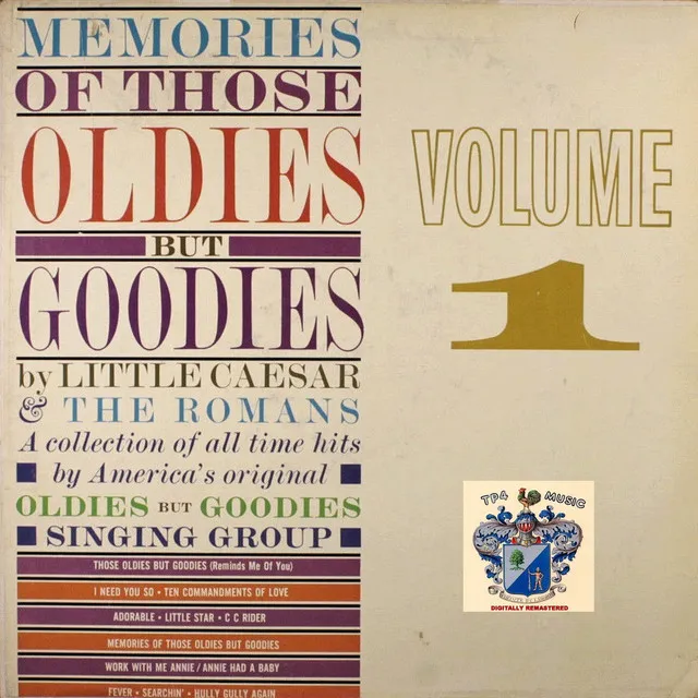 Memories of Those Oldies but Goodies Vo. 1