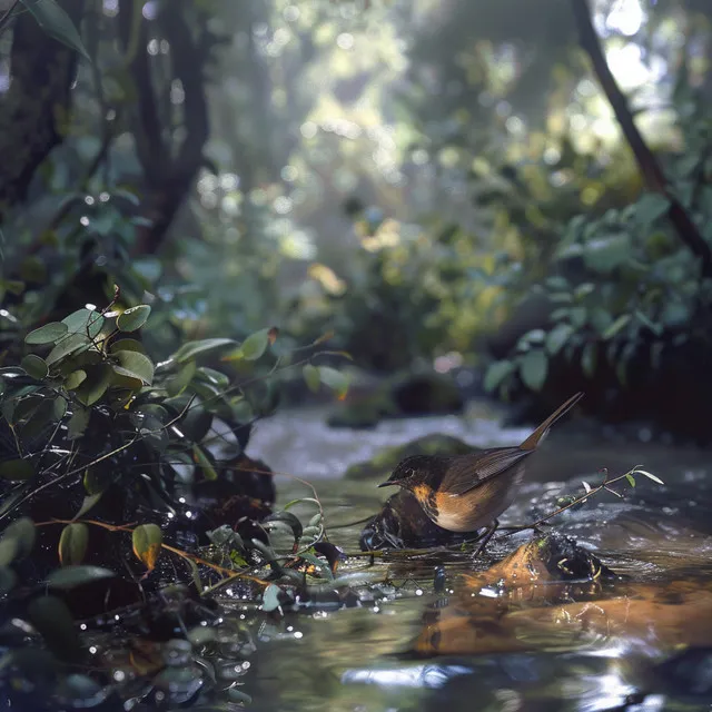 Babies Drift in Creek’s Soft Hum