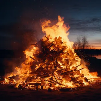 Study by the Fireplace: Binaural Fire Echoes by Fire Fruits Sounds