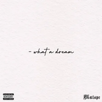 What a Dream by Malope