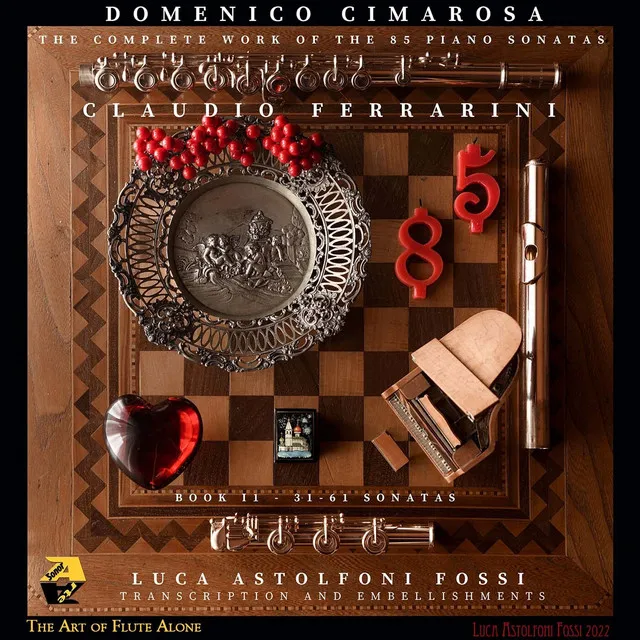 Domenico Cimarosa: The Complete Work of the 85 Piano Sonatas, Book 2 (Transcr. and embellishments by Luca Astolfoni Fossi)