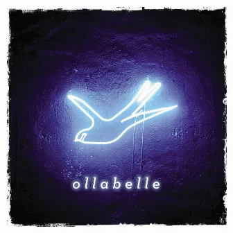 Neon Blue Bird by Ollabelle