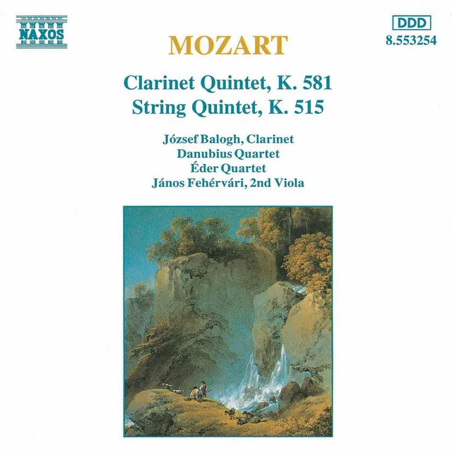 String Quintet No. 3 in C Major, K. 515: III. Menuetto: Allegretto